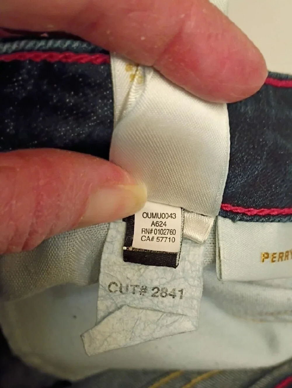 kate spade Dark Blue Bootcut Jeans with Contrast Stitching